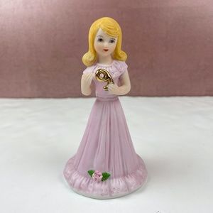 Vintage Growing Up Birthday Girl Figurine #9